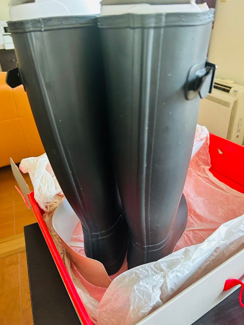 美品 HUNTER レインブーツ ハンター UK5 24cm