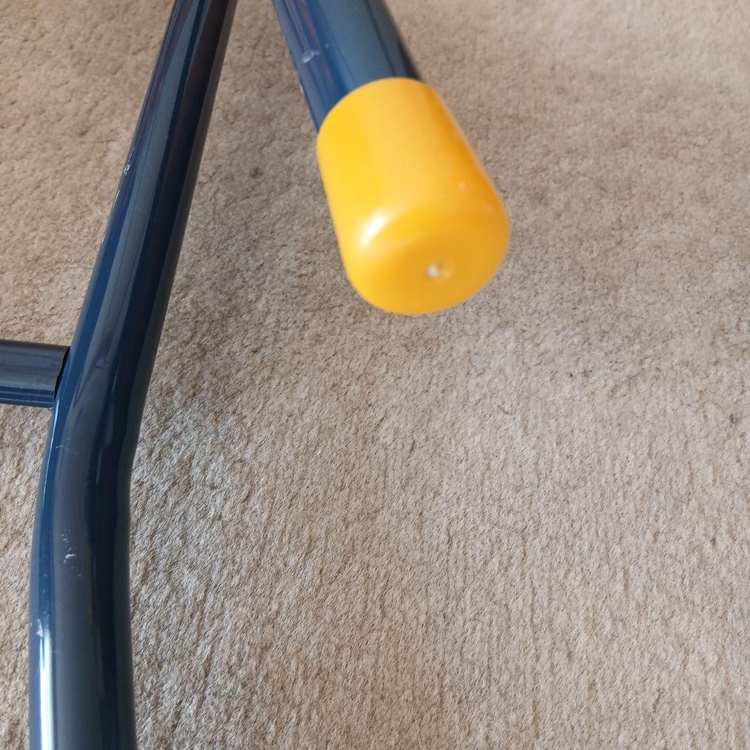 ベビーチェア 子供椅子 ハイチェア 家具 ビニール 黄色 ポップ 昭和 レトロ