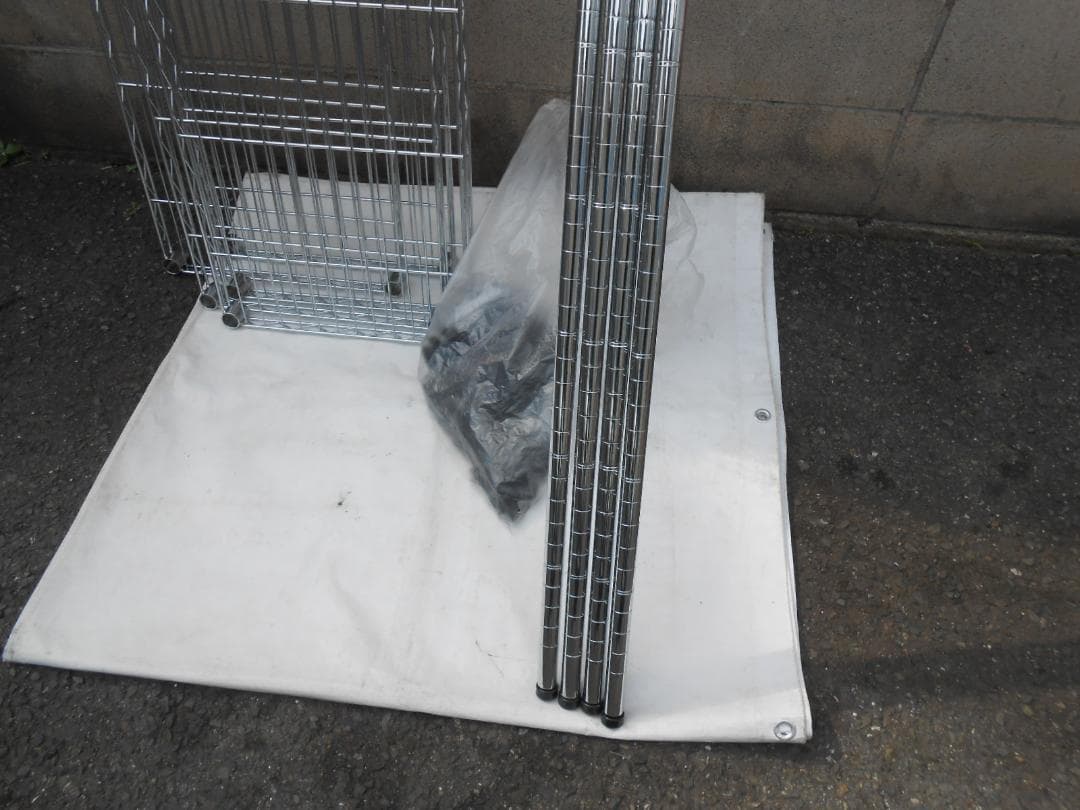 直接引取可 アジャスター付き スチールラック 5段 幅115cm 近隣配送可能