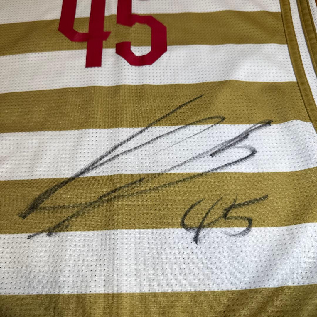 【大幅値下げ】ツエーゲン金沢2017年アウェイ　沼田選手直筆サイン入りＬサイズ