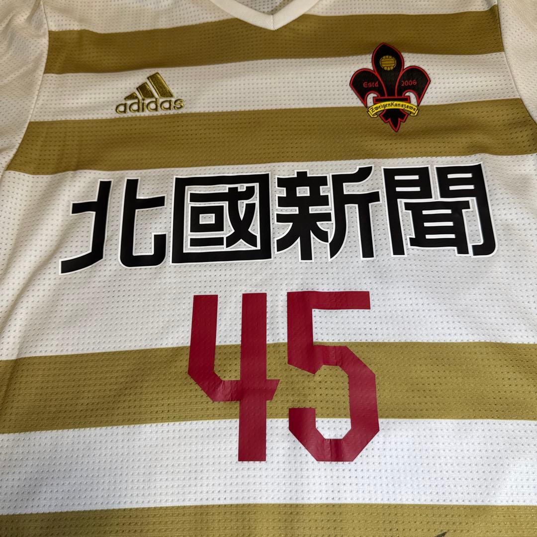 【大幅値下げ】ツエーゲン金沢2017年アウェイ　沼田選手直筆サイン入りＬサイズ