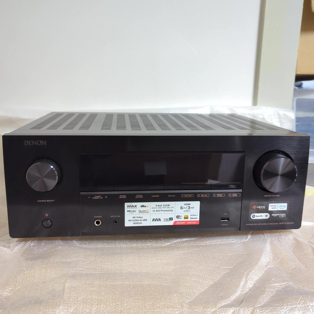 DENON AVR-X3800H AVアンプ 完動美品 メーカー完全修理済み