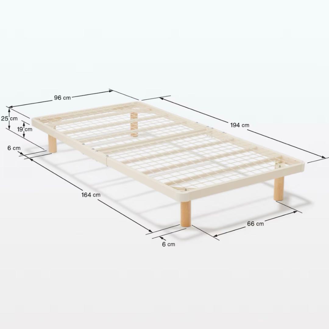 無印良品 スチールベッドフレーム シングル ベッド IKEA idee