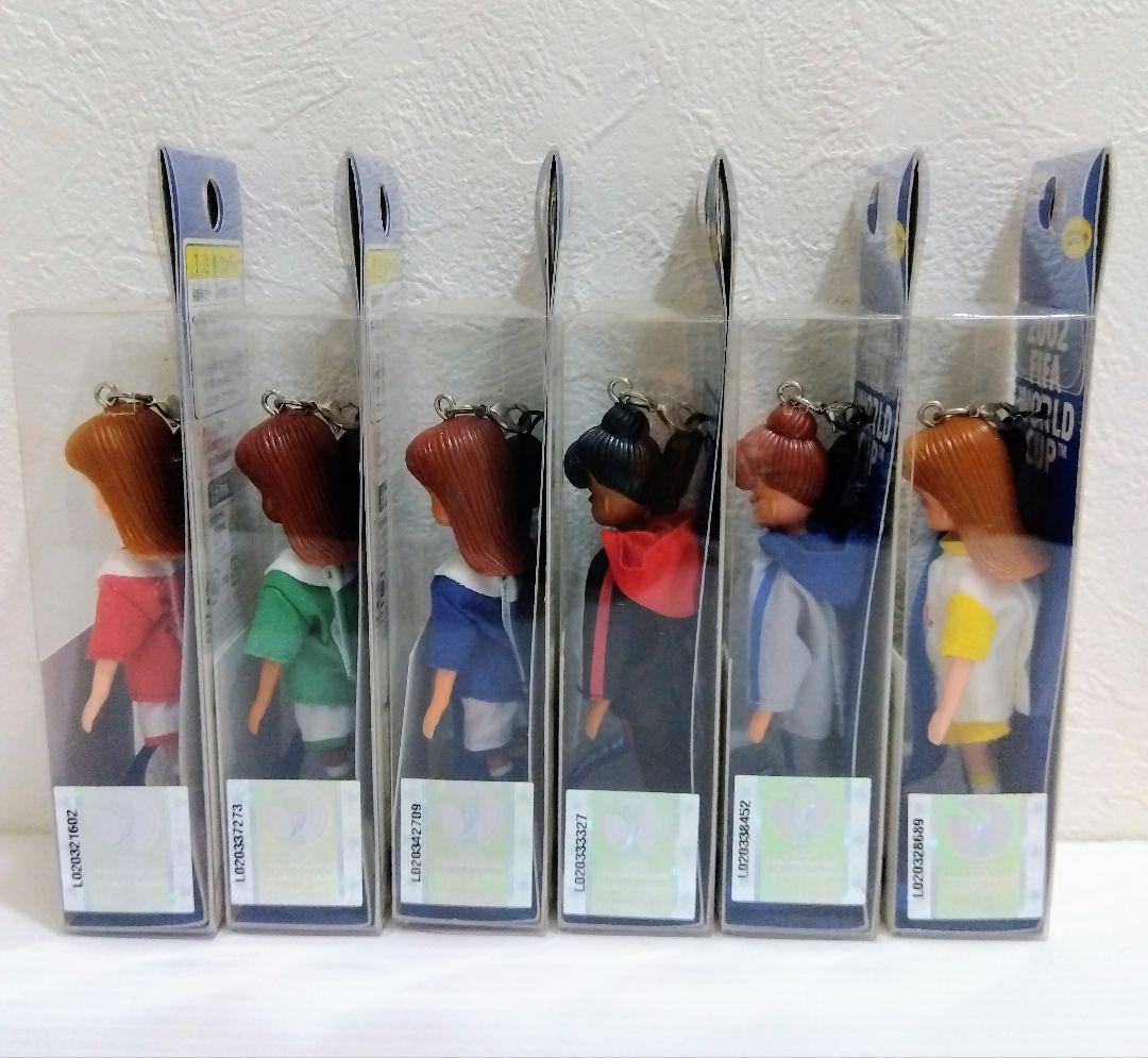 2002サッカーFIFAワールドカップ　りかちゃん　ストラップ　キーホルダー　A