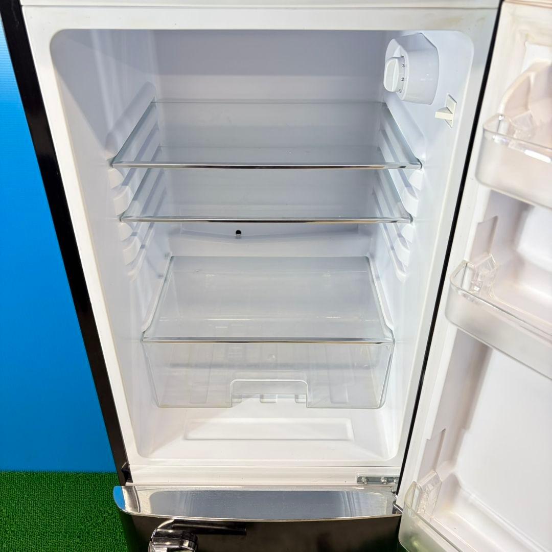 745レトロデザイン　冷蔵庫　130L　関東配送設置無料　おしゃれ　デザイナーズ