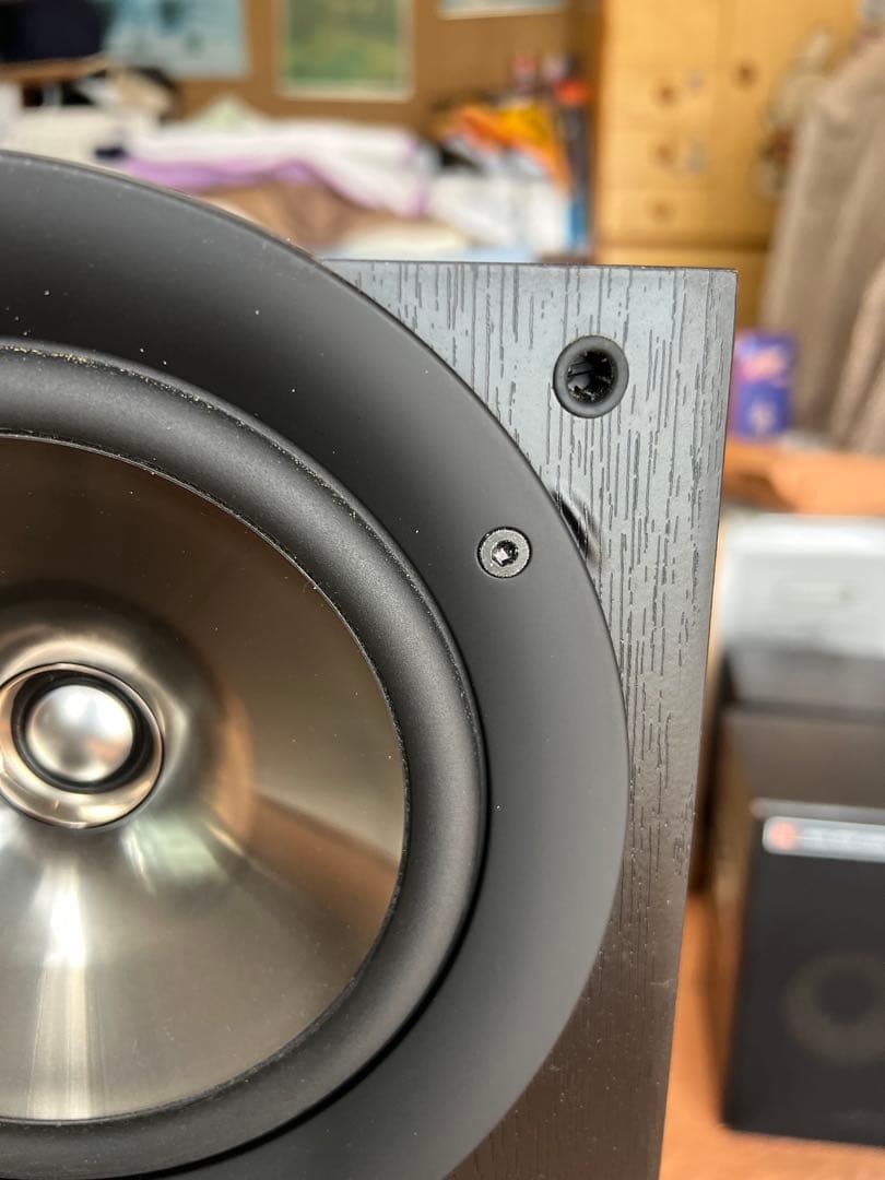 黒 スピーカー ブックシェルフ型