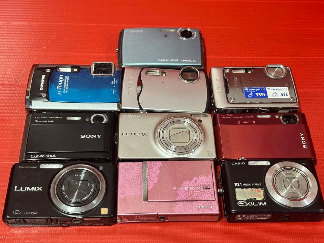 10台 デジカメラ まとめ【動作未確認ジャンク扱】⑤