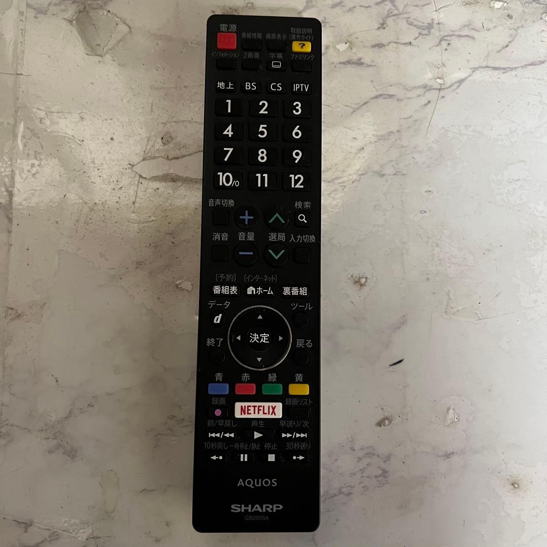 全国送料込❣️シャープ60V型4Kテレビ YouTube.NETFLIX可