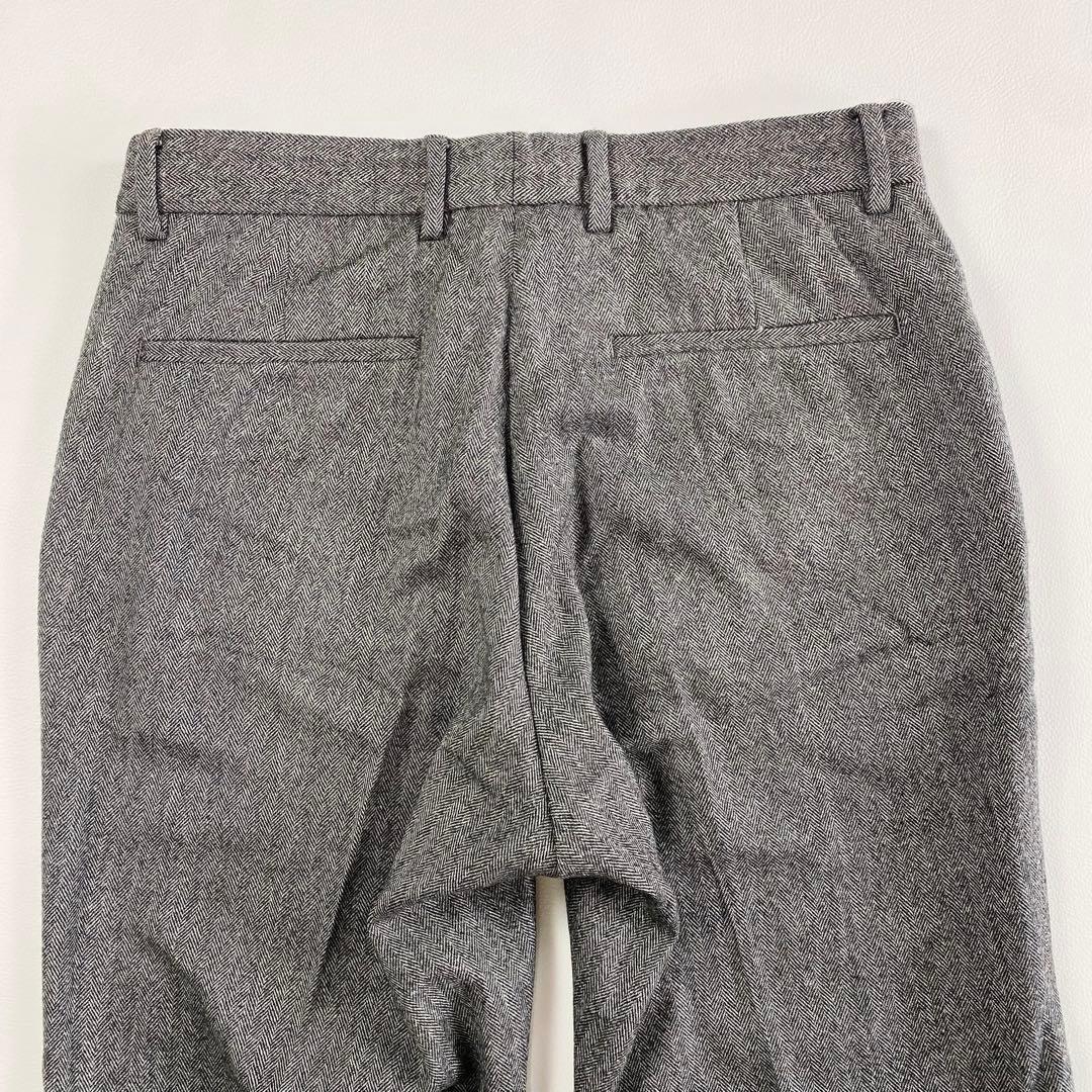 ビューティアンドユース✨サキソニー　セットアップスーツ　グレー　ヘリンボーンM