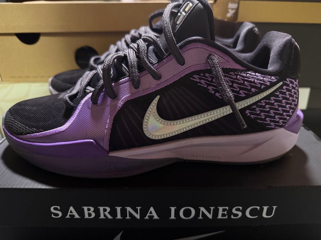 Nike Sabrina Ionescu バスケットシューズ 紫/黒　27.