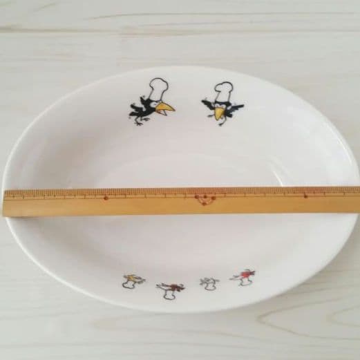 新品　からすのパンやさん　カレー皿