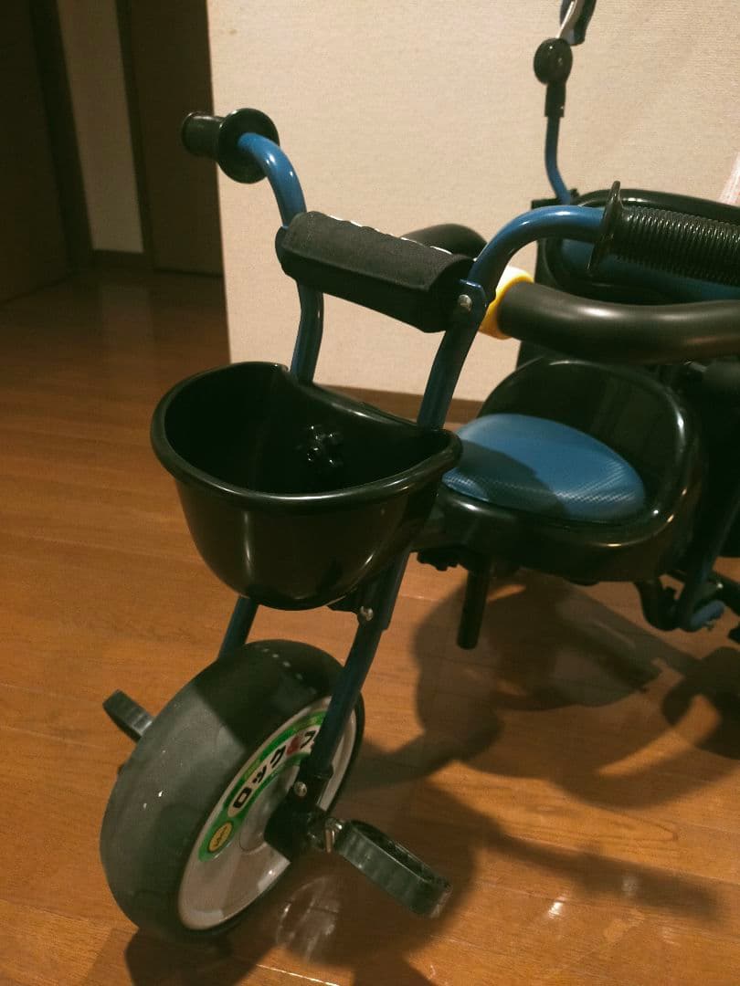 ides CARGO+ アイデス　カーゴ　プラス　ネイビー三輪車 日よけ付き