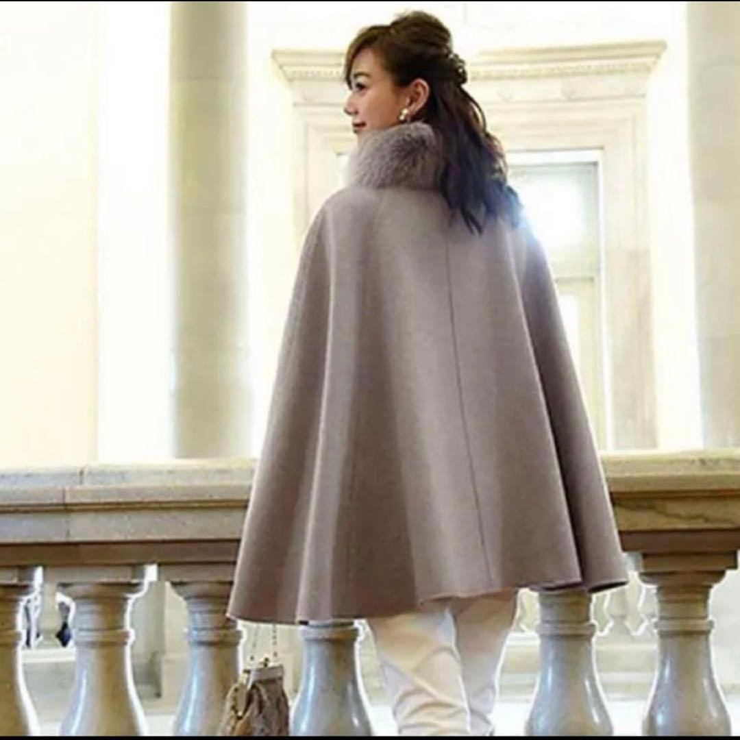 RUIRUE ケープ　ポンチョ　ルイルエブティック　ウール100%