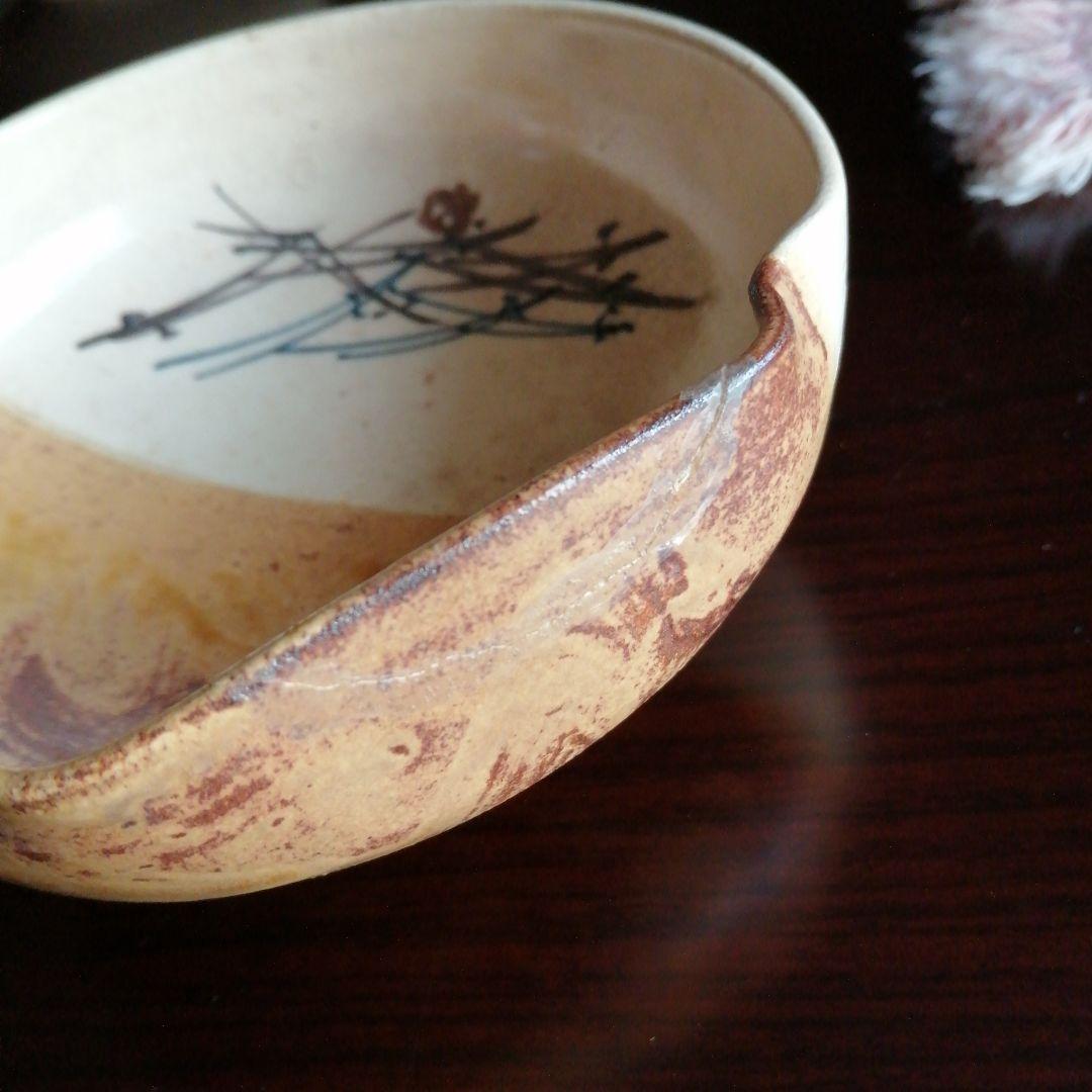 富士形三保の松原向付　12cm　10客　幕末〜大正期