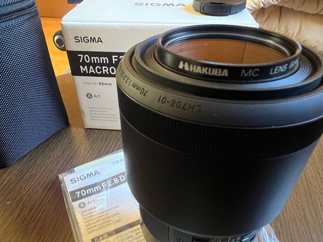 美品カミソリマクロ　EマウントSIGMA 70mm F2.8 DG MACRO