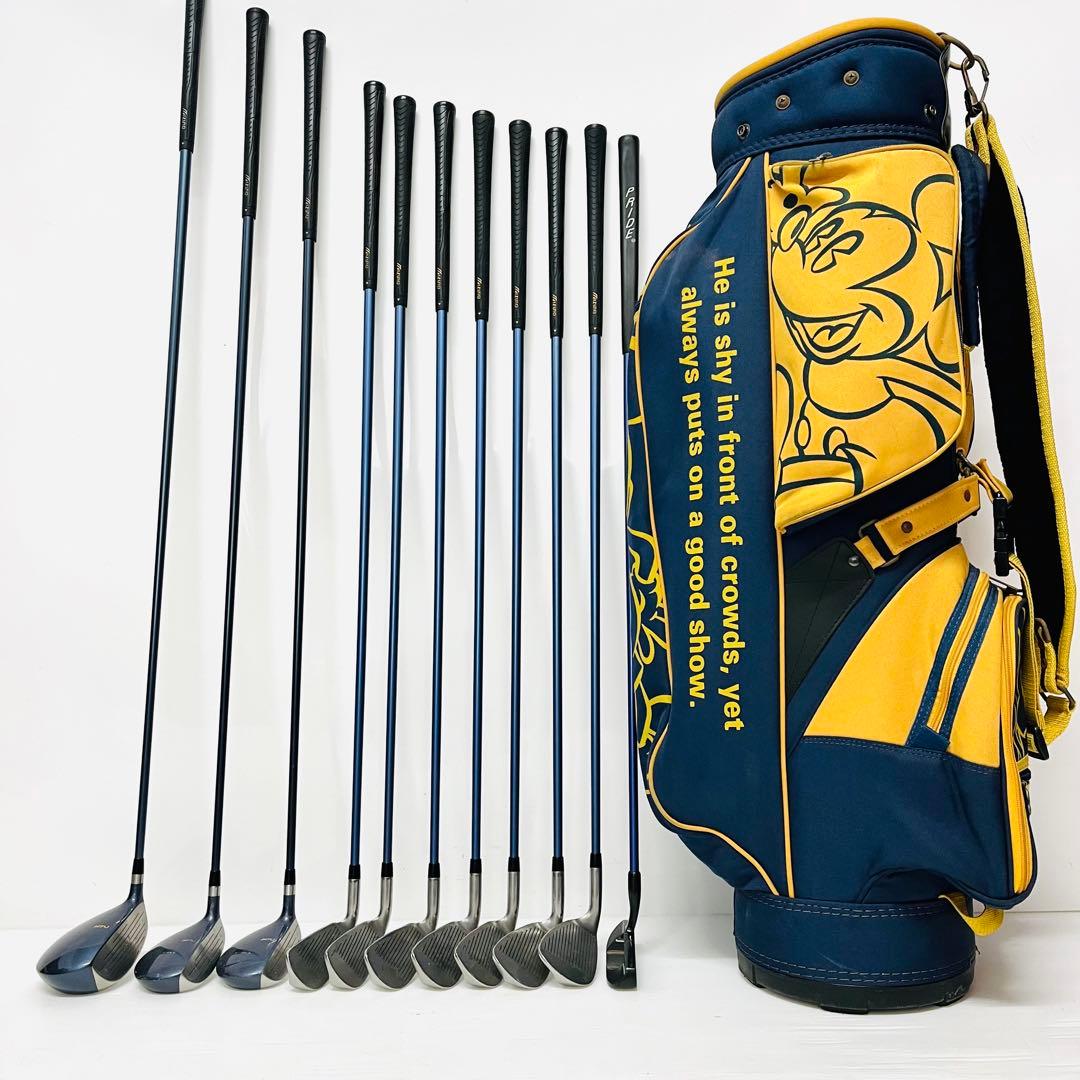 女性用　ミズノ　レディース　ゴルフセット　ゴルフ一式　ディズニー　MIZUNO