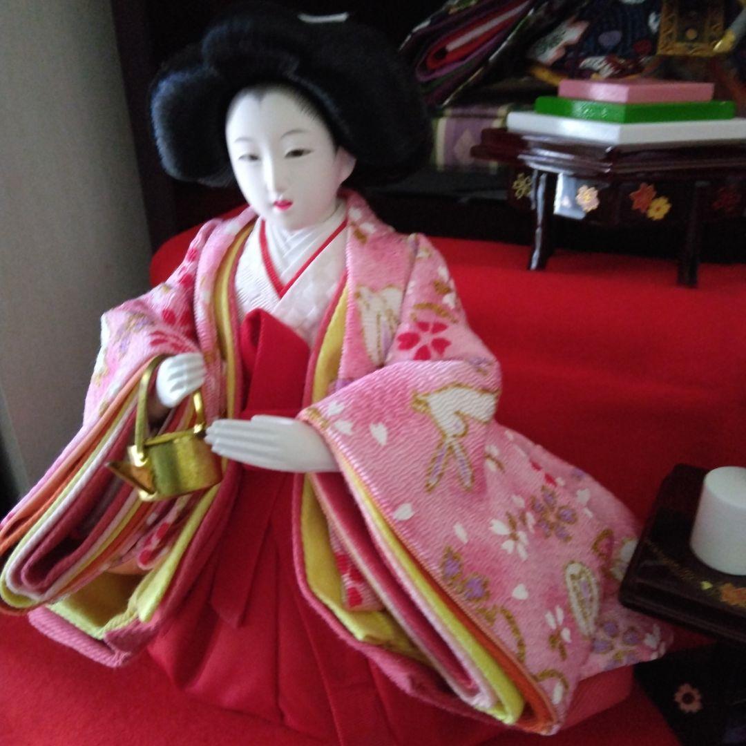 ひな人形　三段収納飾り　福仙　Ｗ-93275