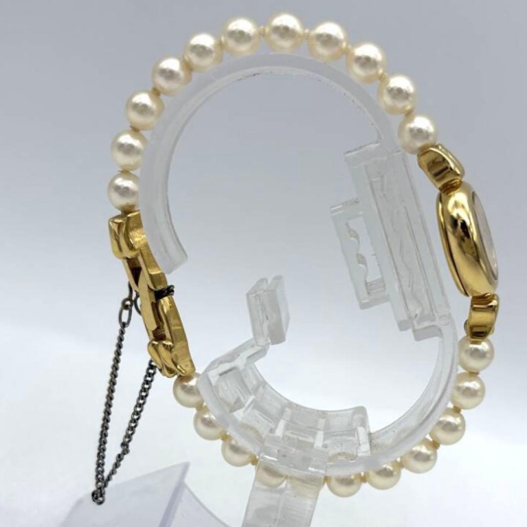 日本が世界に誇る真珠の名門「ミキモト」のパールブレスレット腕時計 卒業式入学式に