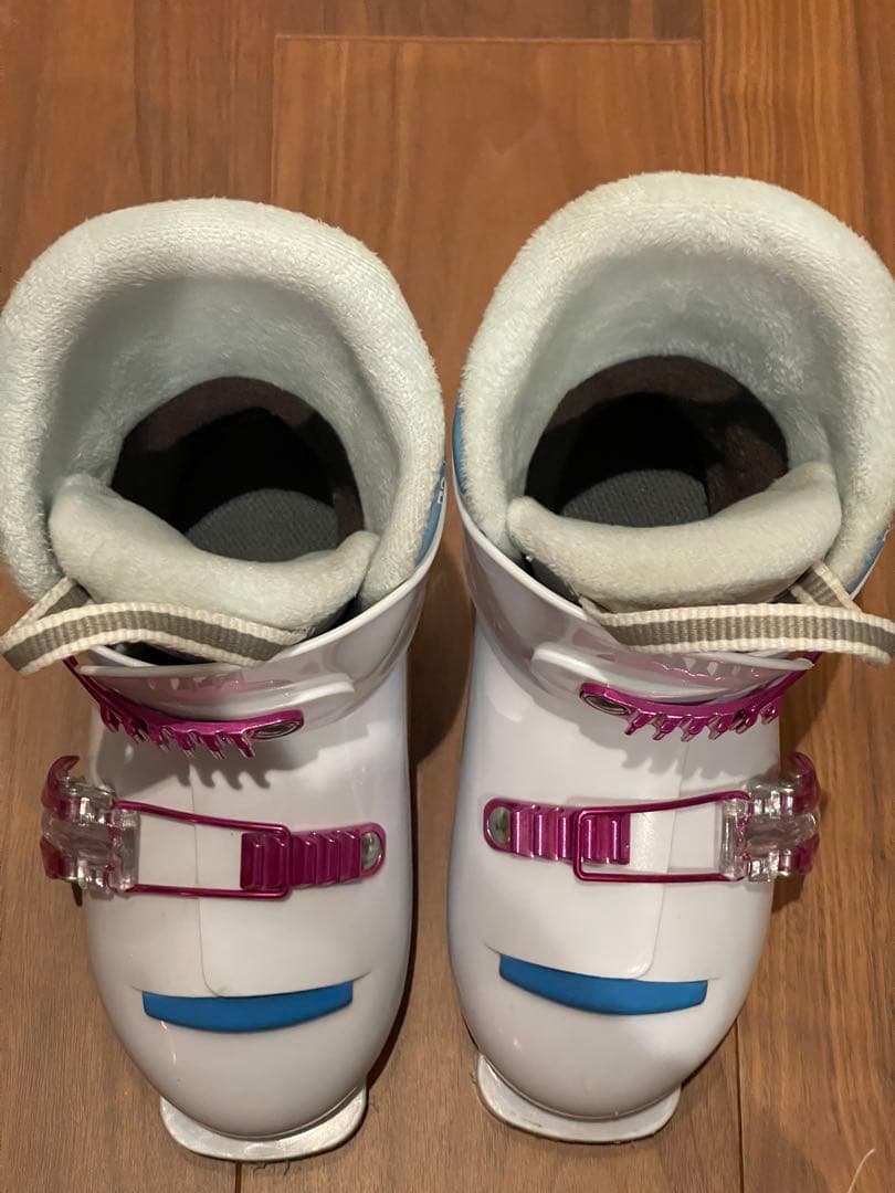 キッズ　スキー板118㎝　ビンディング　スキー靴　ストック　子供用　セット