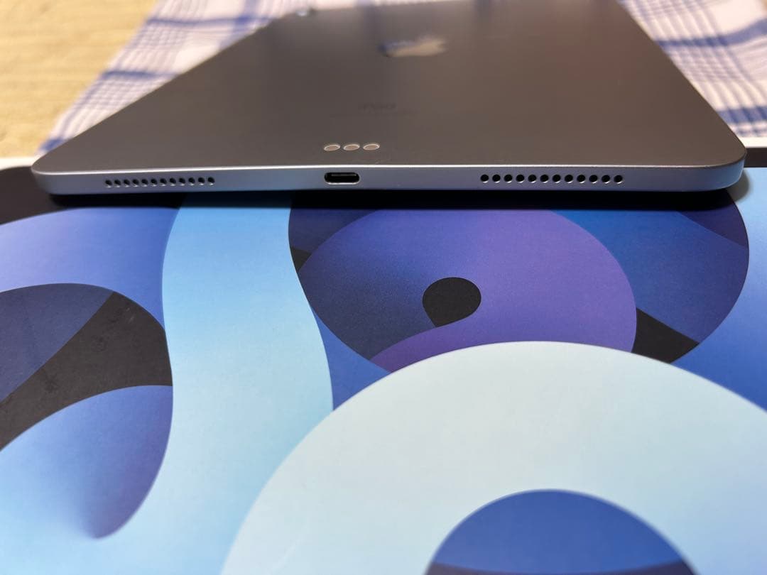 【美品】【ジャンク】【スカイブルー】【箱付き】iPad Air4 本体 64GB