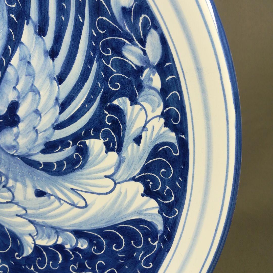 イタリア陶器　デルタ焼　飾り皿　プレート　MANCINELIA