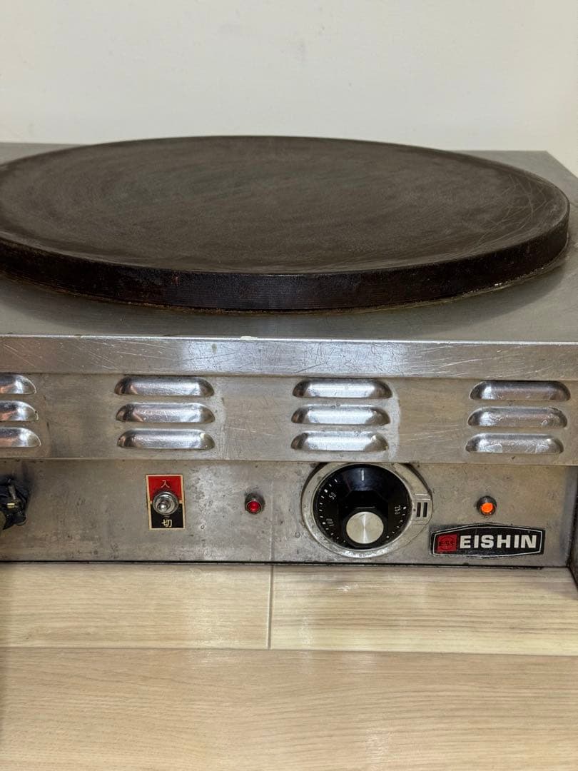 【動作確認済】エイシン 電気式クレープ焼き器 EC-1000（単相100V仕様）