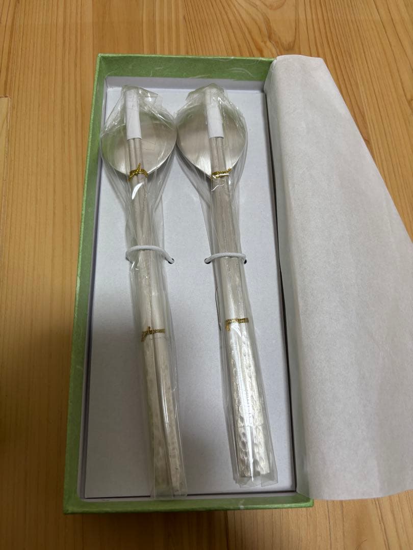 【新品】銀 AG999 113gx2 カトラリーセット