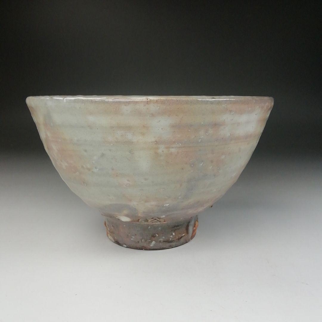 Ｔ４８５　茶碗　『萩茶碗』『岡田裕 造』　共箱　抹茶碗　茶道具