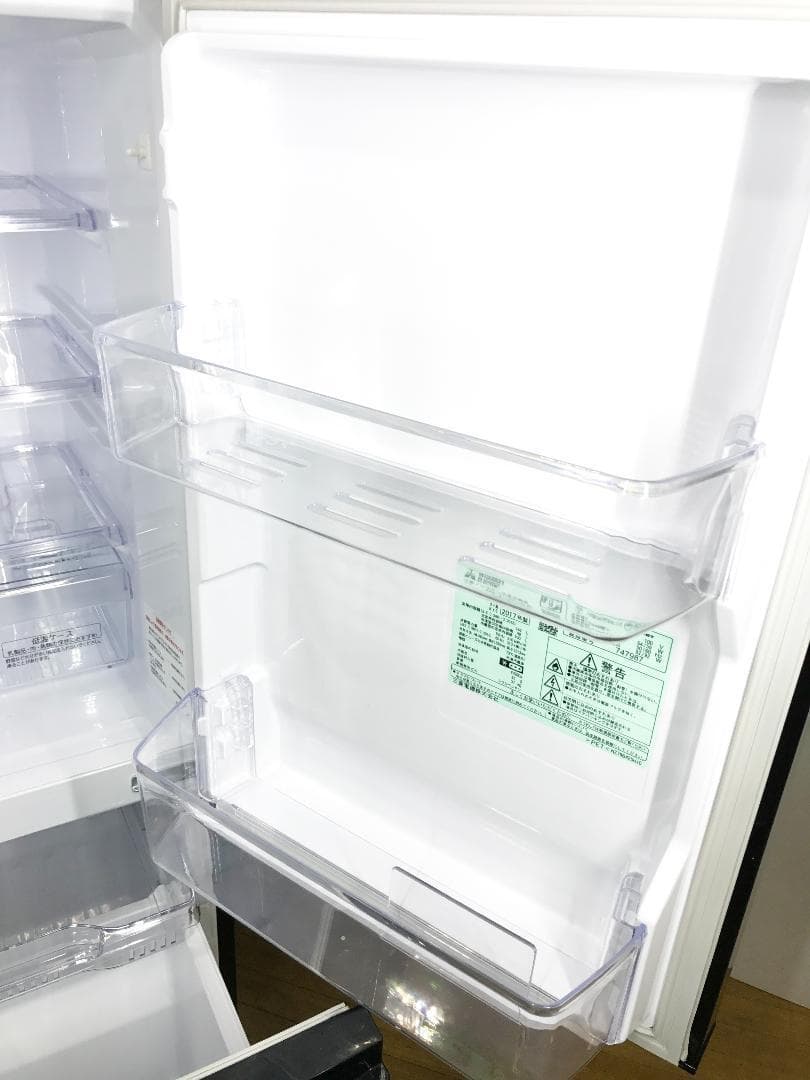 30日迄！送料無料◆中古★三菱　ラウンドカット　２ドア冷蔵庫【MR-P15A】