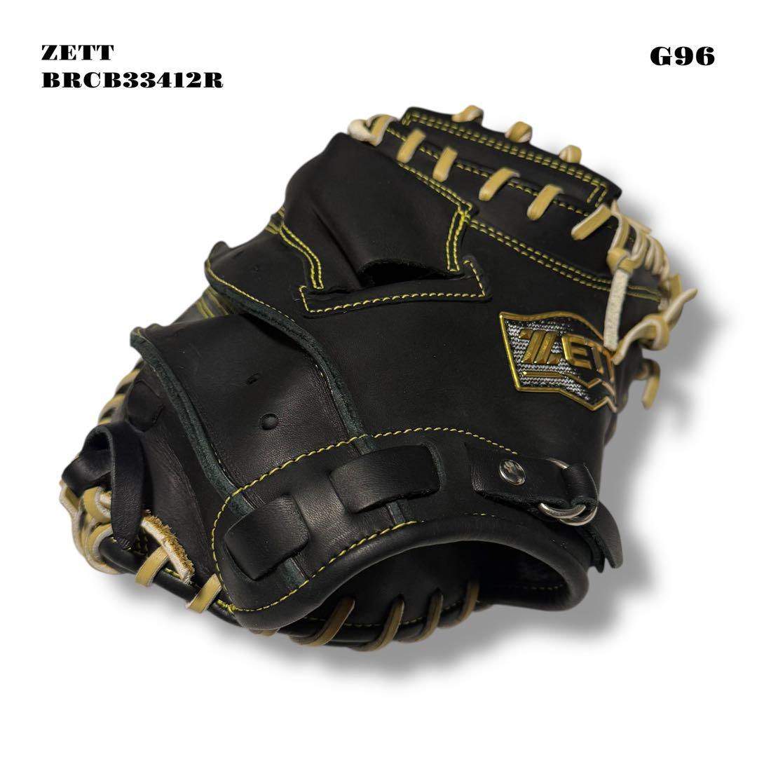 未使用品！ ZETT ゼット キャッチャー ミット 右投げ用 LH 軟式 捕手