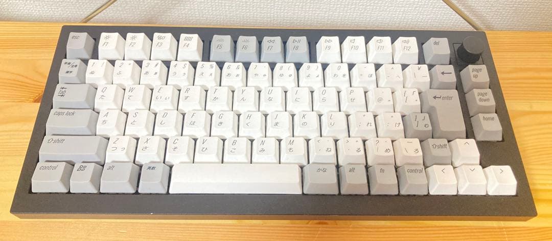 ☆パームレスト付き！！ Keychron Q1 JIS配列 茶軸 キーボード