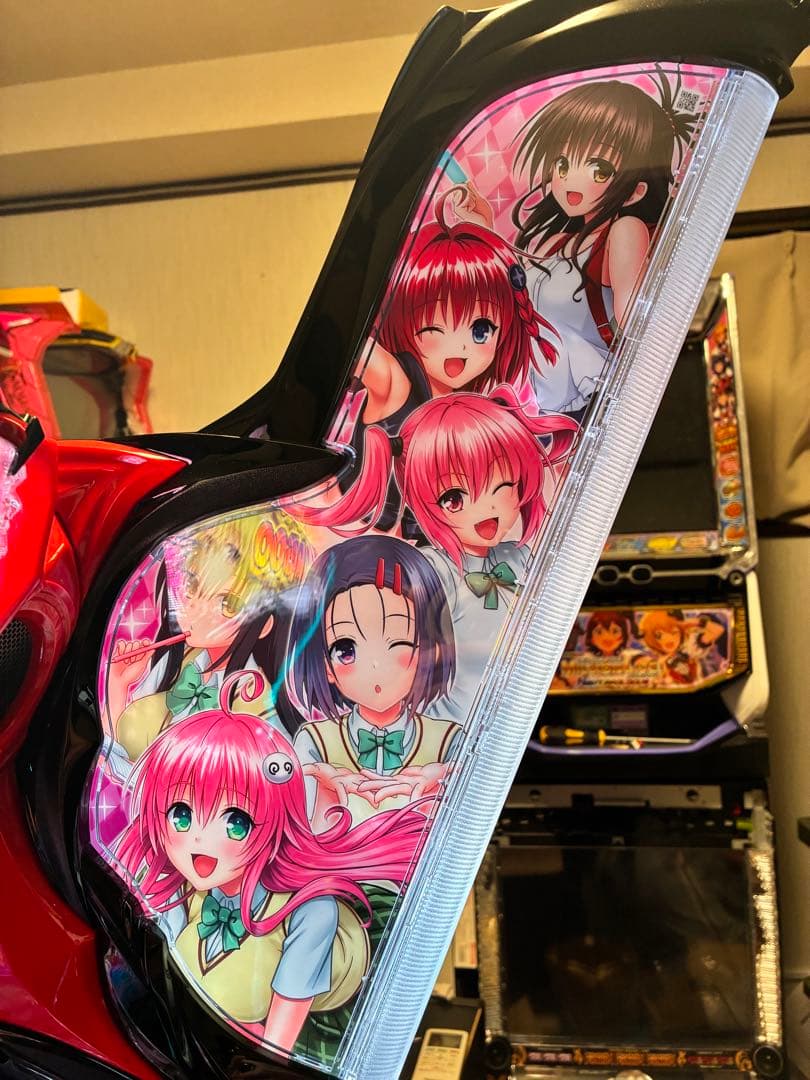 パチンコ To LOVEる ダークネス 319ver. 実機 バイブ停止スイッチ