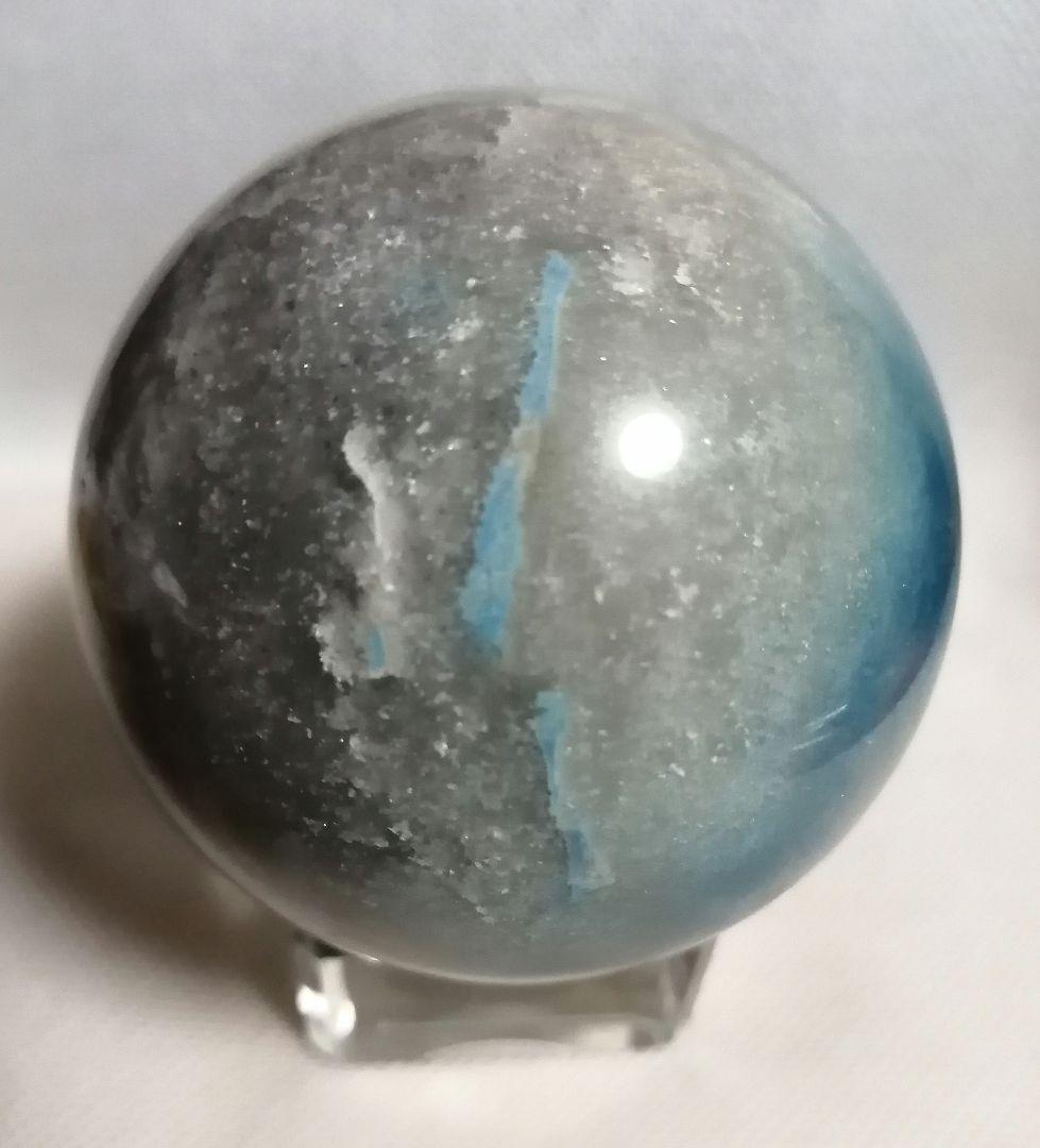 【新品】ブルーの濃淡を楽しめる　大きめトロレアイトスフィア　10-29