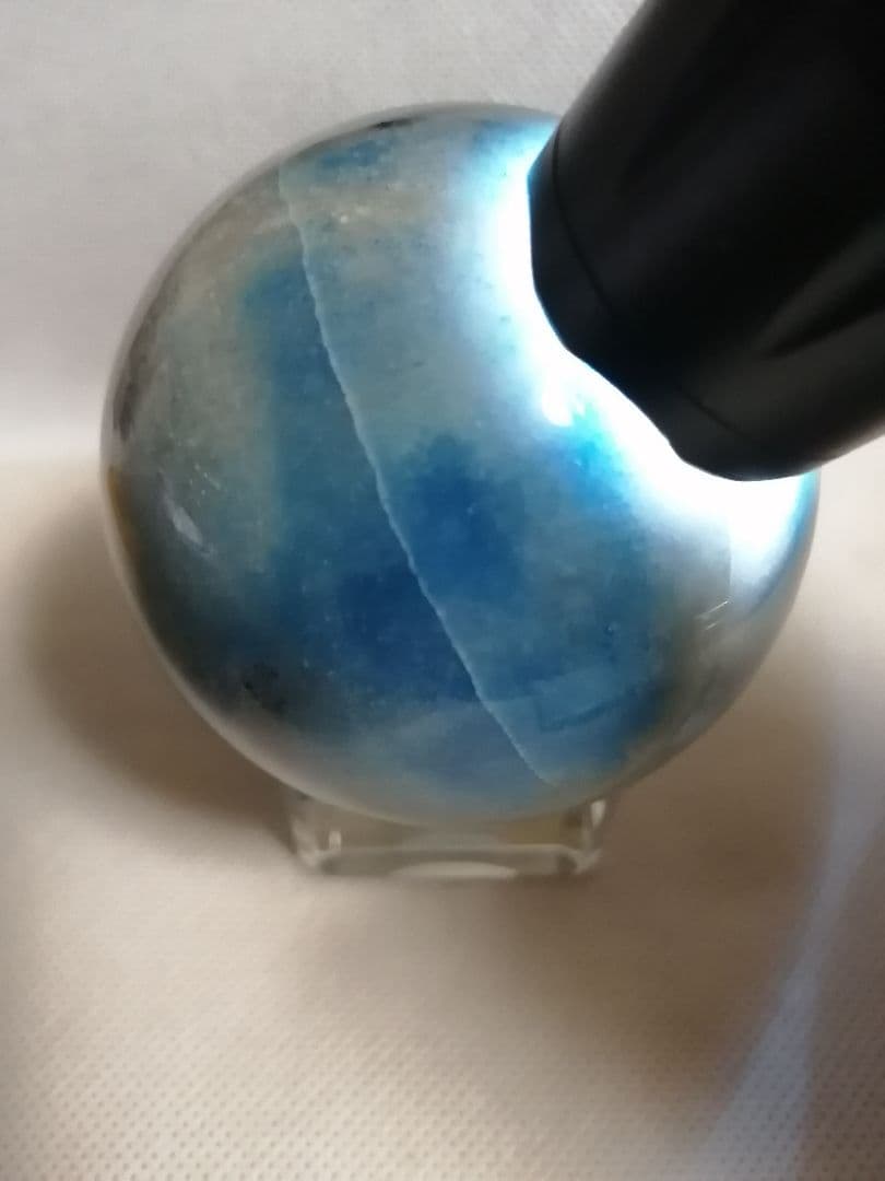 【新品】ブルーの濃淡を楽しめる　大きめトロレアイトスフィア　10-29