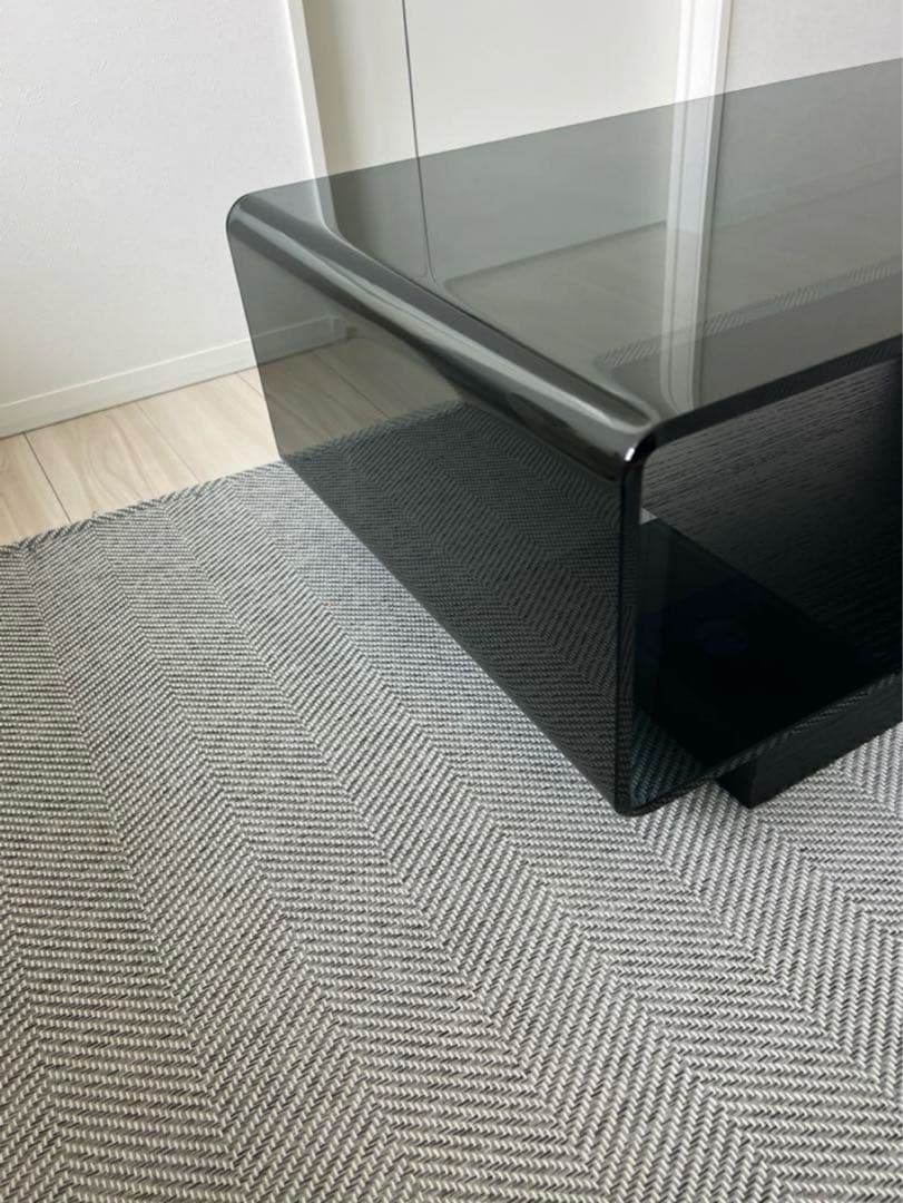 希少✨黒のモダンセンターテーブル