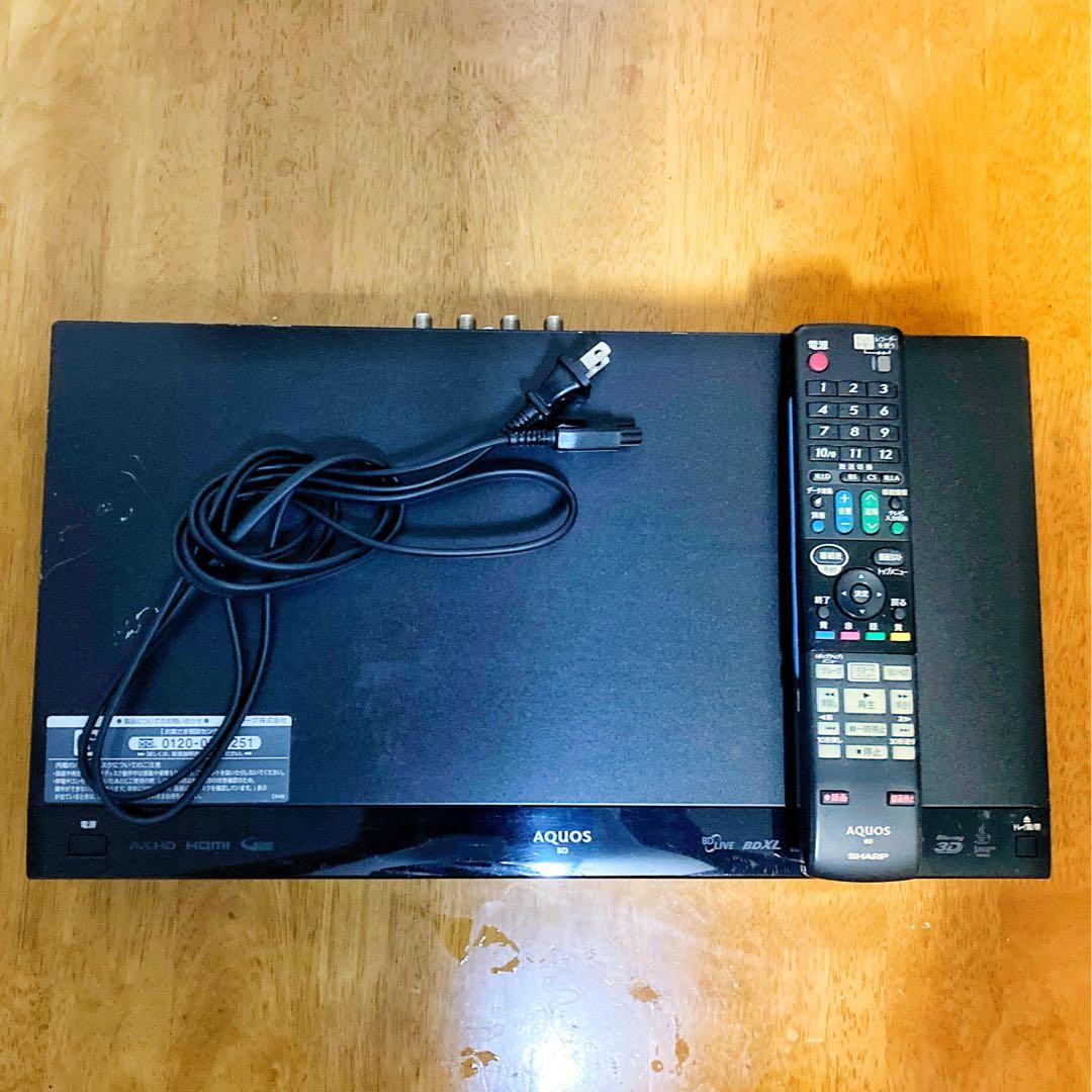 SHARP シャープ　ブルーレイレコーダー HDD 1TB 3チューナー