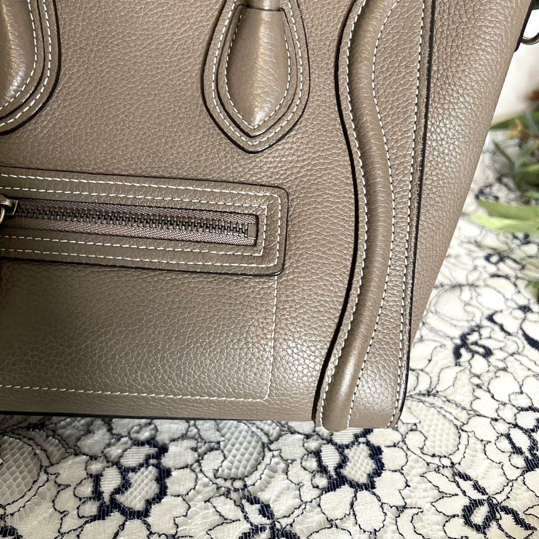 CELINE セリーヌ【美品】ラゲージ ナノ ショルダーバッグ