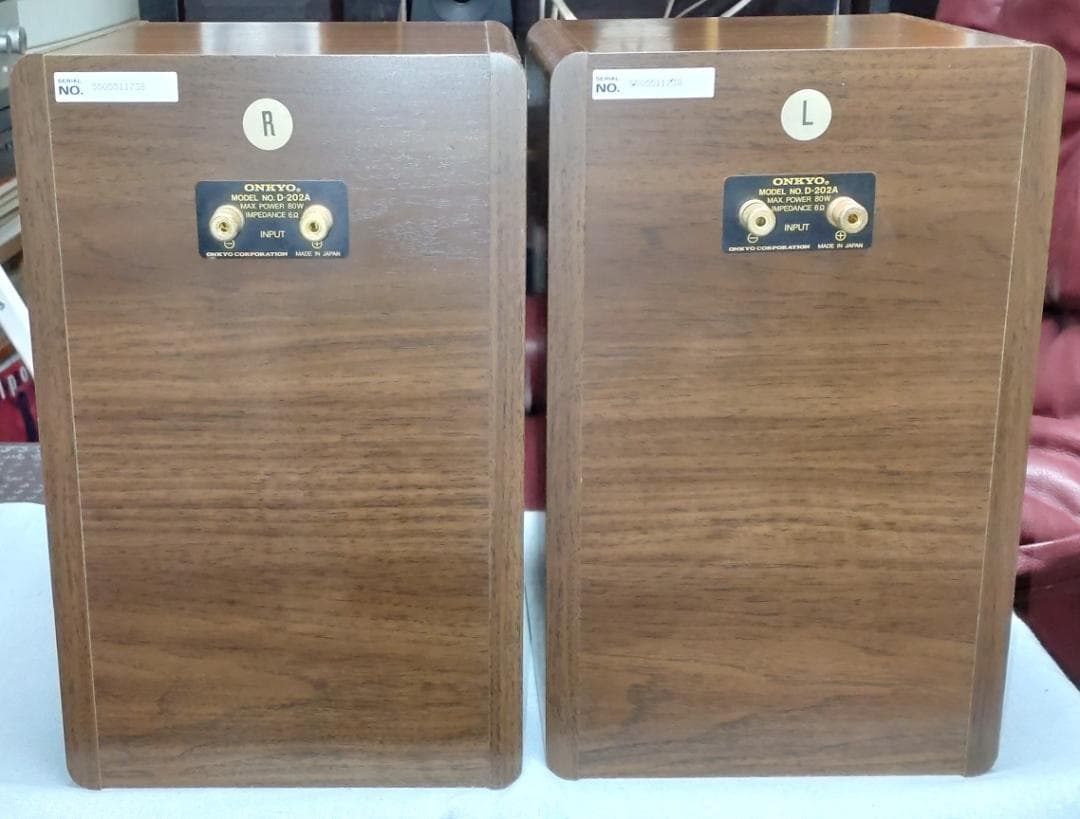 (動作品/エッジ交換済) Onkyo D-202A ブックシェルフスピーカーペア