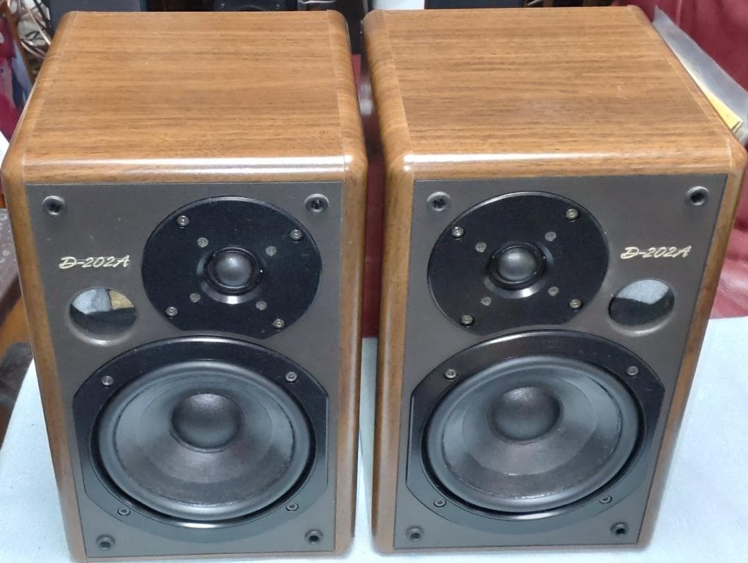 (動作品/エッジ交換済) Onkyo D-202A ブックシェルフスピーカーペア