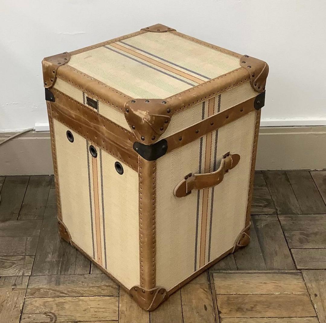 希少HALO ハロ パリストランク サイドテーブル 収納 ヴィンテージ ボックス