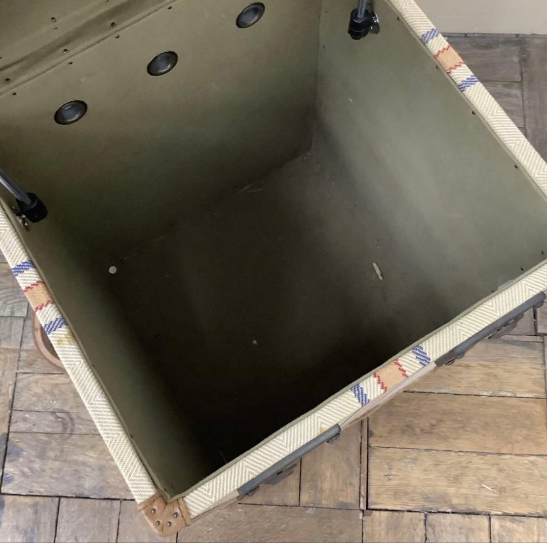 希少HALO ハロ パリストランク サイドテーブル 収納 ヴィンテージ ボックス