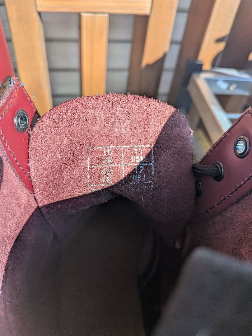 ドクターマーチン 8ホール ブーツ　UK10 29センチ チェリーレッド