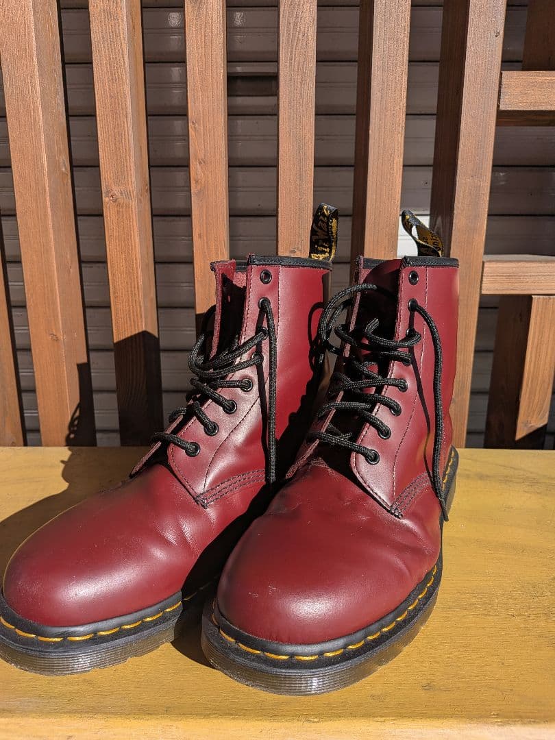 ドクターマーチン 8ホール ブーツ　UK10 29センチ チェリーレッド