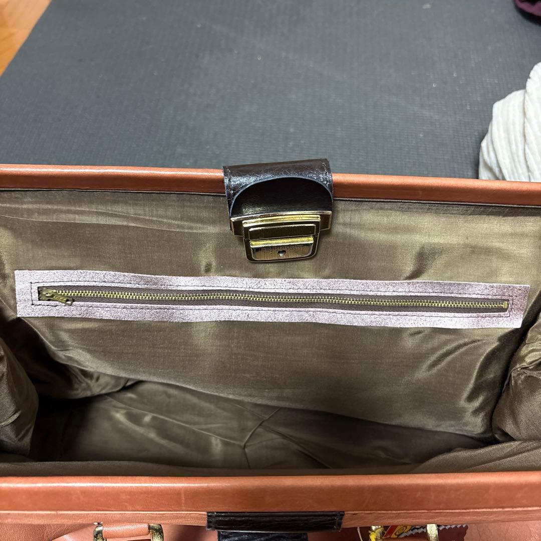 希少【PORTER】初期SOFTISH LINE ボストン茶・黒　⭐︎牛革AL