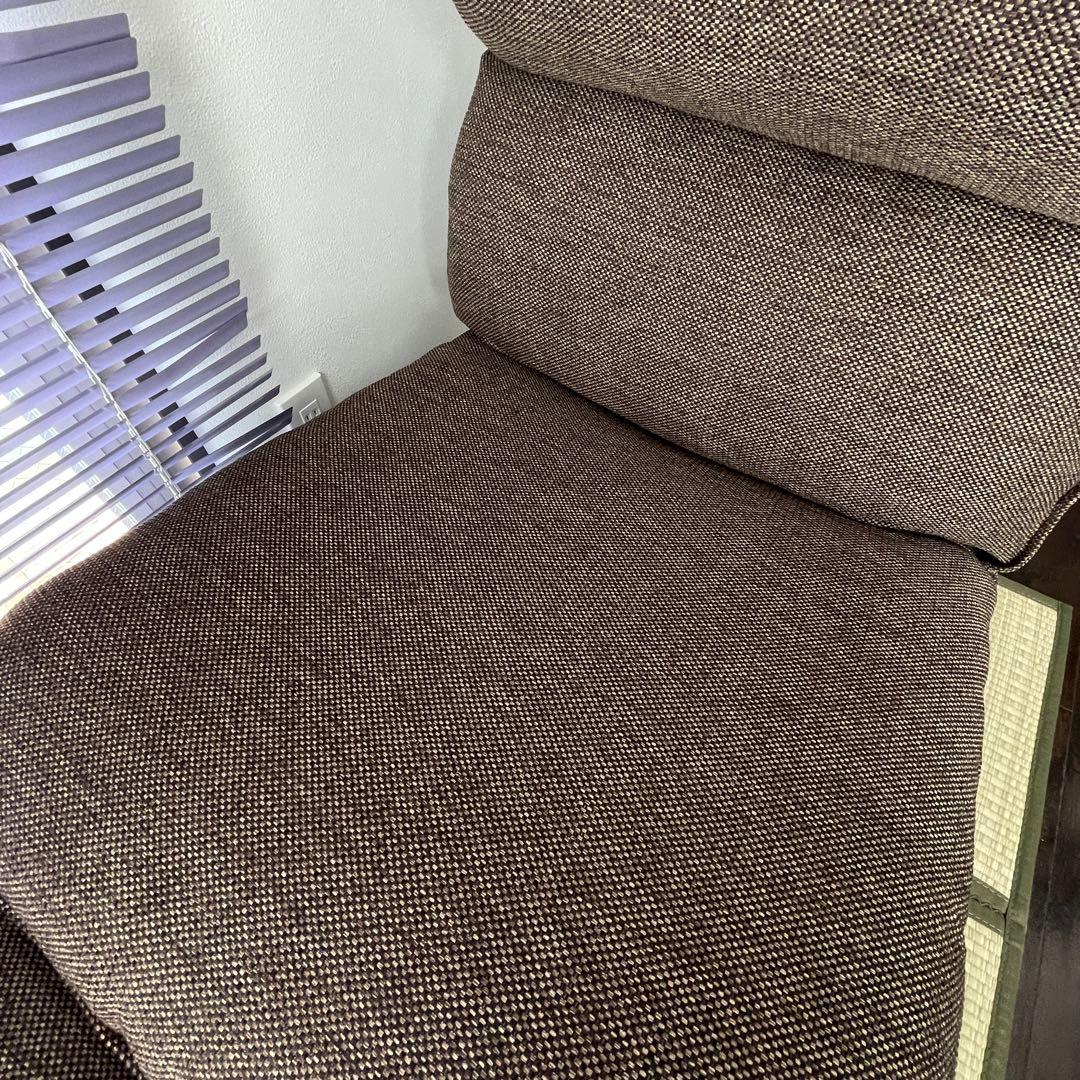 無印良品　ハイバックリクライニングソファー　1シーター　オットマン付き