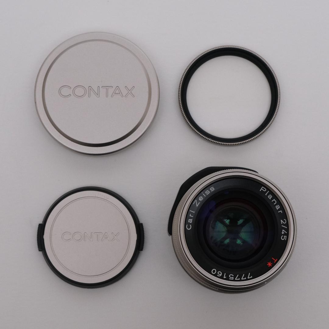 【中古】 CONTAX Planar T* 45mm F2(G)