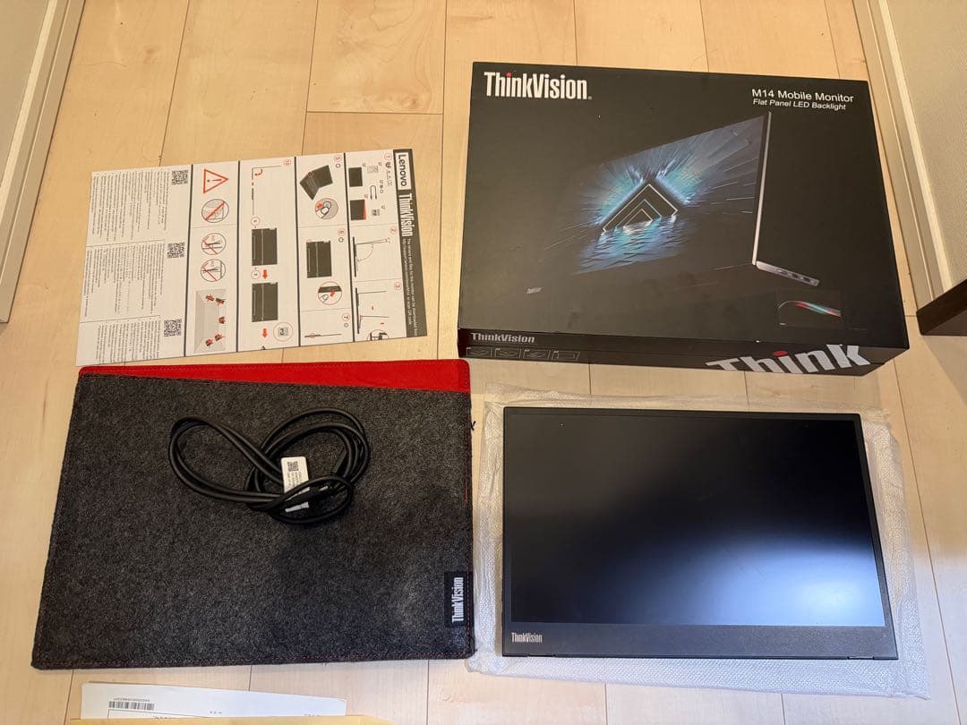 Windowsアクセサリー Lenovo ThinkVision M14 61DDUAR6JP