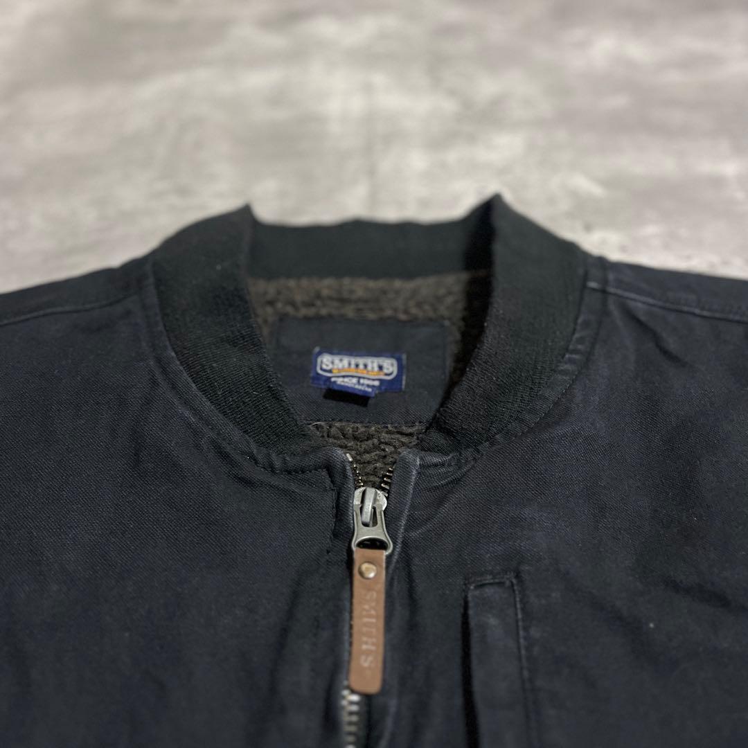 【美品】90s SMITH’S 裏ボア ダックベスト 黒 XXL