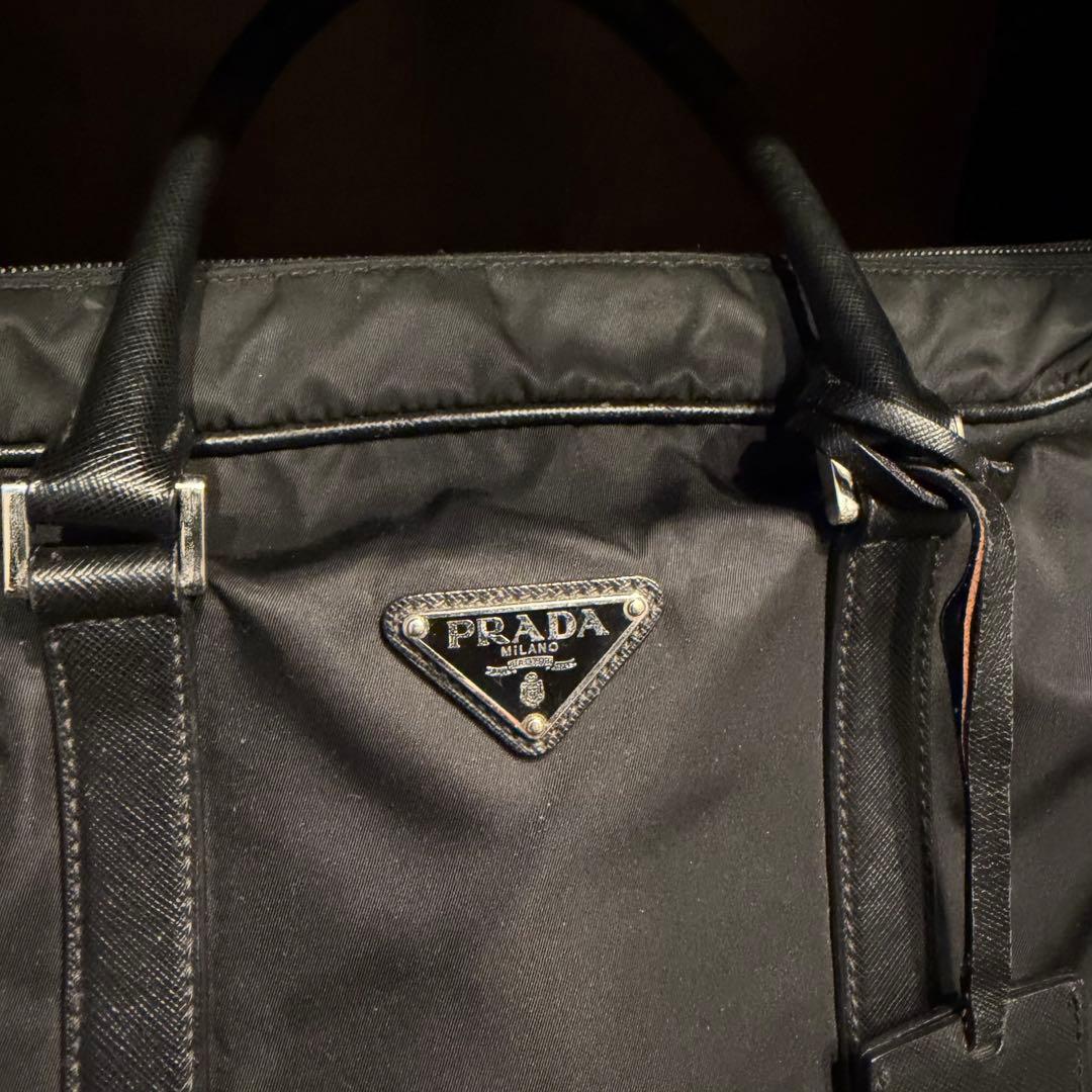 R*️様 PRADA ビジネスバッグ ブラック