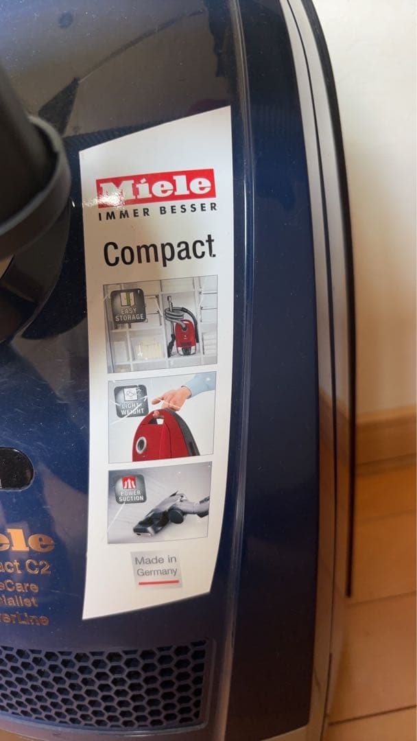 Miele Compact C2 PowerLine マイクロセット、ゴミパック